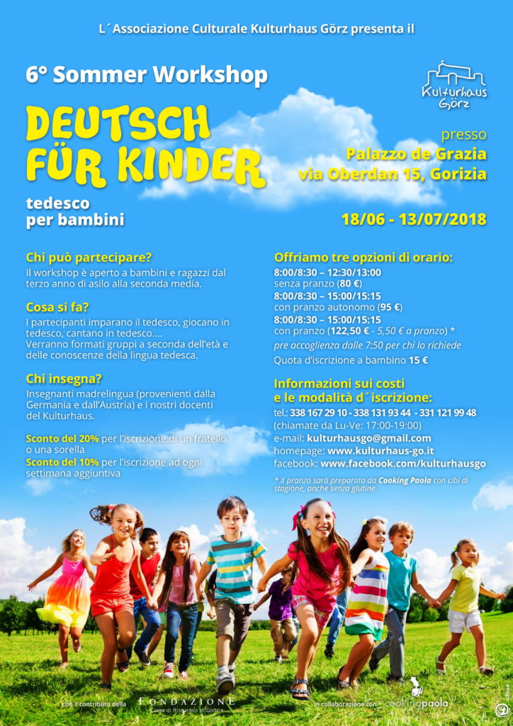 6. Sommer-Workshop “Deutsch für Kinder” (Tedesco per Bambini)